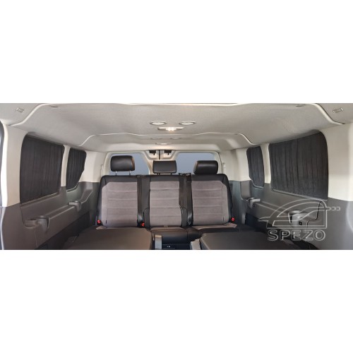 Ford Tranzit Custom 350 XLT -  комплект штор из премиального материала Alcantara (искусственная замша) 